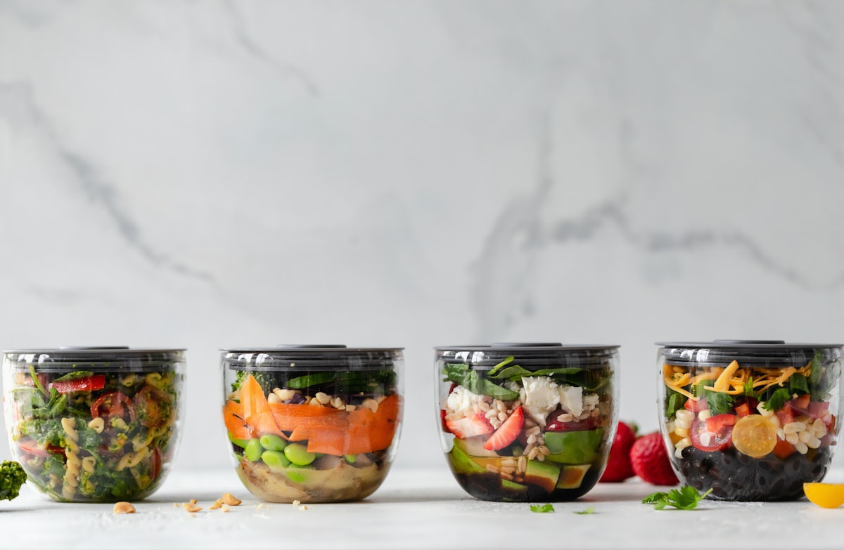 Nutritionist preparing healthy meal plan